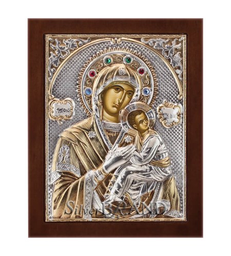 Greek Orthodox Silver Icon Virgin Mary Ασημένια Εικόνα Παναγία Богородица c:43181471-224B